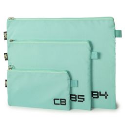 QIPS Document Organizer File Bags-Set of 3 (B4, B5 & CB)-Turquoise Blue-13