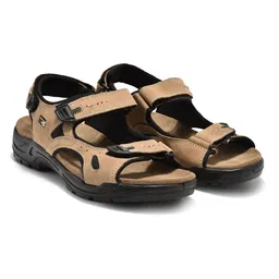 Woodland Men Leather Comfort Sandals-image-76