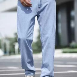 Playfeel Men Clean Look Mid-Rise No Fade Jeans-13