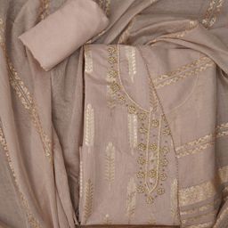 Jaipur Kurti Ethnic Motifs Woven Design Unstitched Dress Material-image-81