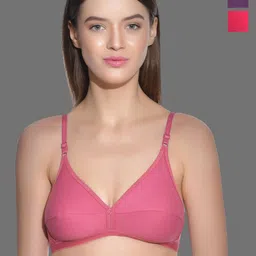 Aimly Pack Of 3 All Day Comfort Cotton Bra Half Coverage-image-32