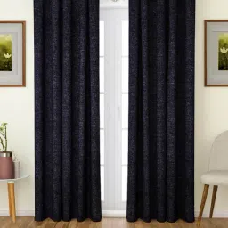 Romee Eyelet Navy Door Curtains (7 ft.) - Set of 2-image-18