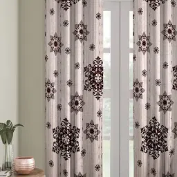 Romee Eyelet Off White Door Curtain (7 ft.) - Single Piece-15