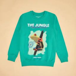 Pantaloons Junior Green Sweatshirt-image-77