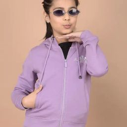 Crimsoune Club Girls Purple Printed Full Sleeves Sweatshirt-image-102