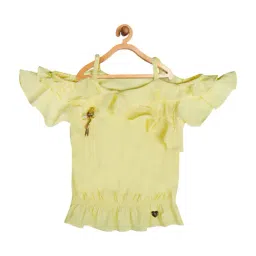 Tiny Girl Kids Lemon Regular Fit Top-image-12
