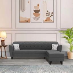Trevi Bali RHS 6 Seater Sectional Sofa (Grey)-image-54