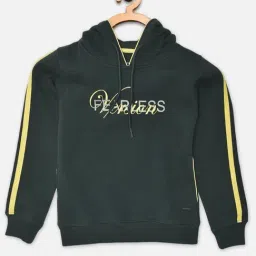 Crimsoune Club Kids Green Printed Sweatshirt-image-92