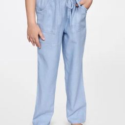 AND girl Blue Regular Fit Top Set-image-6