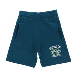 Dyca Kids Caribbean Blue & White Cotton Printed Shorts-image-66