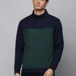 Dennis Lingo Multi Regular Fit Colour Block Sweatshirts-9