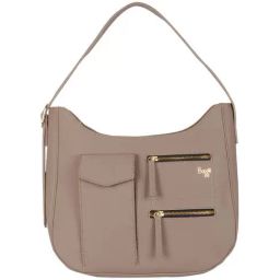 Baggit Pink Solid Medium Hobo Handbag-image-73