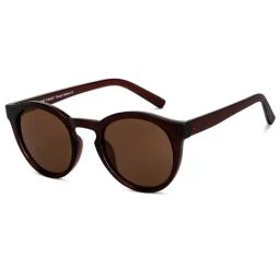 Vincent Chase Havana Brown Round UV Protection Lens Unisex Sunglasses-picture-42