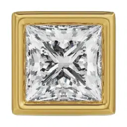 EMORI Yellow Gold 0.5 CT Solitaire Studs for Men-image-18