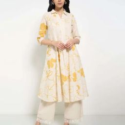 Rangmanch by Pantaloons White Printed Kurtas-image-91