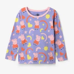 The Souled Store Kids Blue Printed Full Sleeves T-Shirt-picture-4