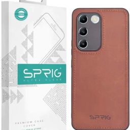 Sprig Back Cover for Vivo T3 5G (Brown)-image-91