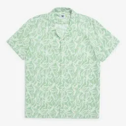 Y&F Kids by Westside Sage Green Printed Cotton Shirt-image-93