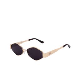 HASHTAG EYEWEAR Women Black Lens & Gold-Toned Rectangle Sunglasses with-35