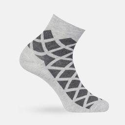 Mast & Harbour Men Set Of 3 Woven Design Patterned Above Ankle Socks image 3