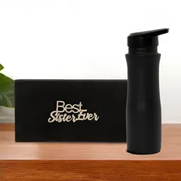 INTERNATIONAL GIFT Black Single Copper Solid Water Bottle-image-90