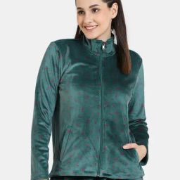 Zivame Green Printed Sweatshirt-picture-19