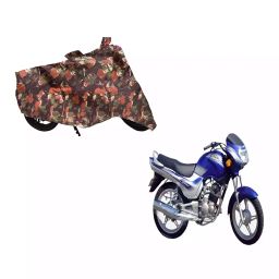 Auto Pearl Waterproof Two Wheeler Cover For TVS Victor GLX (Green & Multi Color)-image-99