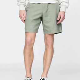 GAP Green Regular Fit Solid Shorts-image-27