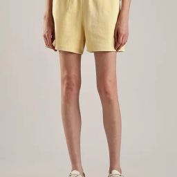 calvin klein jeans Calvin Klein Yellow Cotton Solid Shorts-picture-38
