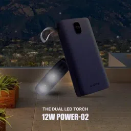 Onelife Power 02, 20000mAh 12W Lithium-Polymer Power Bank with Dual Input, Dual Output (Black) image 5