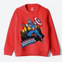 YK Disney Boys Cotton Printed Round Neck Long Sleeves Pullover Sweatshirt-image-22