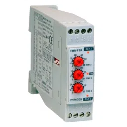 Paragon TMR-DIN Rail Wall Mounting Timer Separate 1 CO for Forward and Reverse Relay Output and 415 V AC, TMR-FSR-image-13