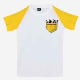 RISH Unisex White & Mustard Printed T-Shirt-image-95