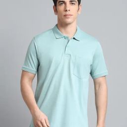 Monte Carlo Sea Green Regular Fit Polo T-Shirt-picture-35