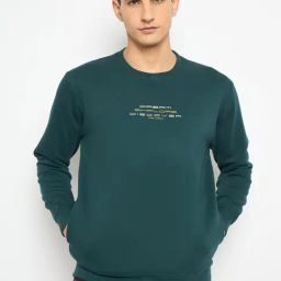 Duke Green Blended Regular Fit Solid Sweatshirt-image-85