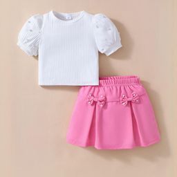 Hopscotch Girls White Clothing Set-picture-34