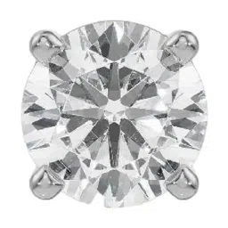 EMORI Yellow Gold Avir Round Solitaire Studs for Men-image-92