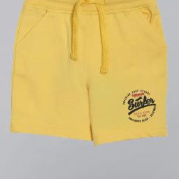 3PIN Boys Yellow Cotton Regular Fit Shorts-picture-32