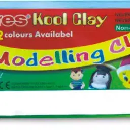 Kores Kool Clay 100 gms - 6 shades in a Cup with 3 mould-image-7