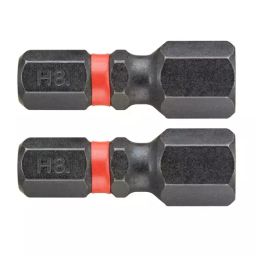 FACOM Hex 8 Impact Socket Bit 25 mm Blade Length, ENH.108 (Pack of 2 Pcs)-4