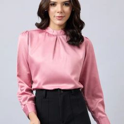 Style Quotient Pink Regular Fit Top-17
