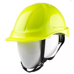 RS PRO Yellow Safety Helmet with Chin Strap, Ventilated, 1618137-image-96