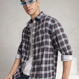 WROGN Checked Oversized Casual Shirt-image-73