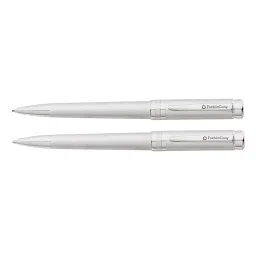 Franklin Covey Ball Pen With Ink Color Silver Chrome Closure Twist, Fc0031-2-28