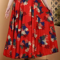Raabta Fashion Printed A-Line Maxi Skirt-picture-21