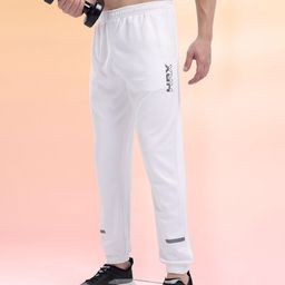 HRX by Hrithik Roshan Men Brand Logo Detail Rapid Dry Training Joggers-picture-43