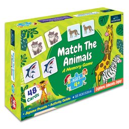 Bookford Match The Animal A Memory Game Jigsaw Puzzle - 48 Pieces-15