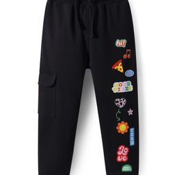 Pine Kids Knit Full Length Printed Lounge Pant - Black-image-69