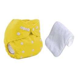 Kritiu Kids Reusable Waterproof Cloth Diapers With Insert Pad-35