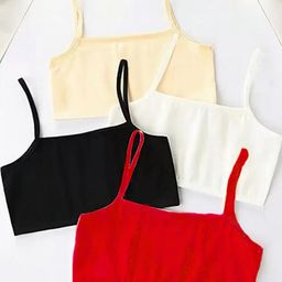 BRAAFEE Girls Pack of 4 Camisoles-19